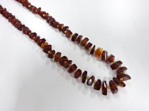 琥珀　ネックレス